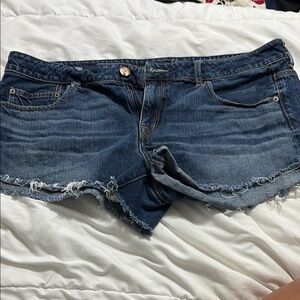 American Eagle Outfitters Dark Blue Jean Shorts
